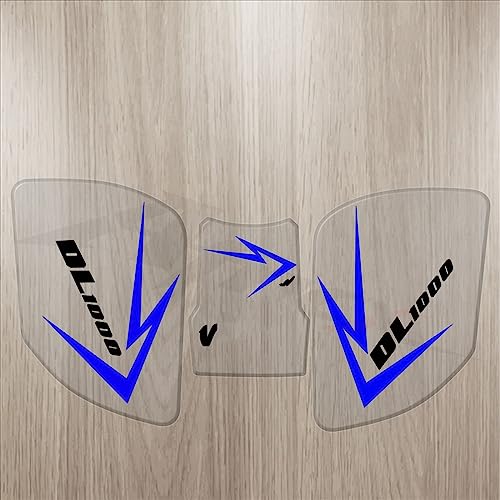 Protection de réservoir pour Suzuki V-Strom DL1000 2017-2019 autocollant latéral noir