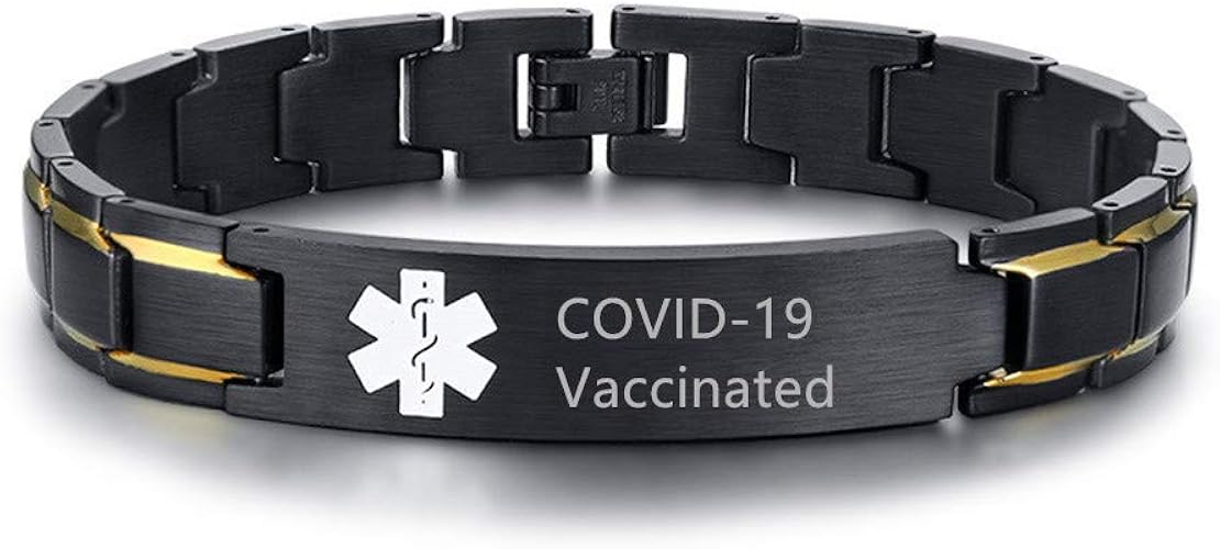 Medical alert bracelet for teenager boy Clearance