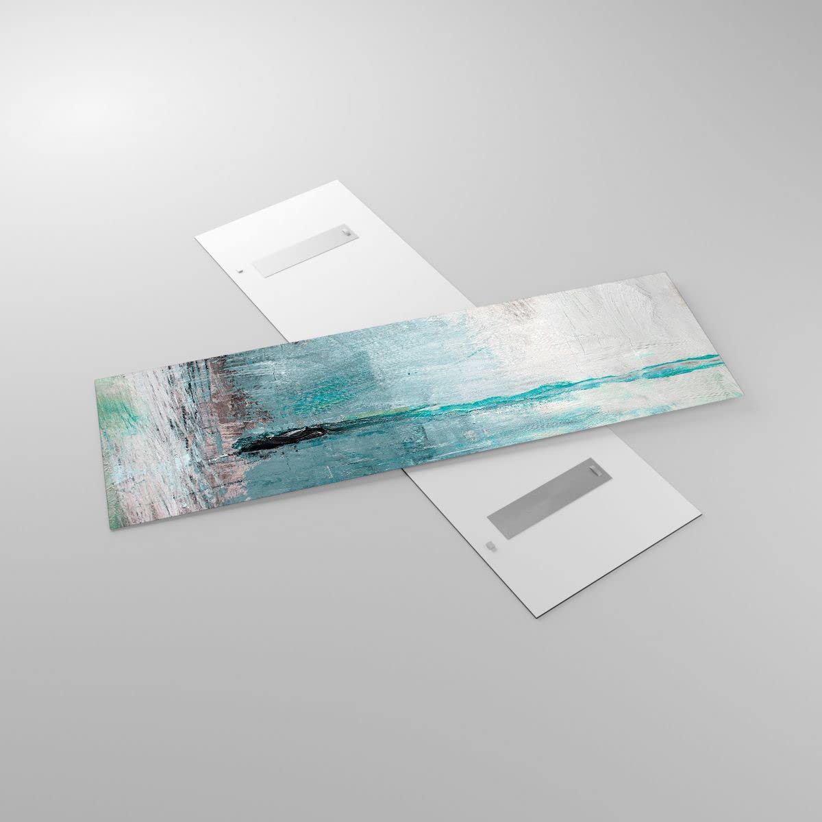Tableau Déco Moderne Sur Verre 160x50cm - Impression Couleurs Vives - Décoration Murale Panoramique Pour Salon Ou Chambre