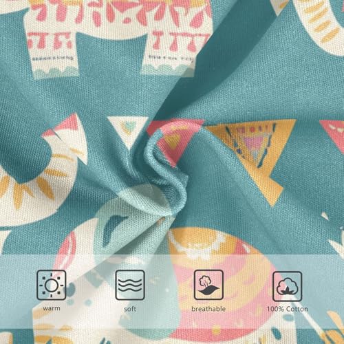 KLL Rose Gold Abstract Elephant Toddler Boy Cotton Underwear Briefs Cute Children Panties3