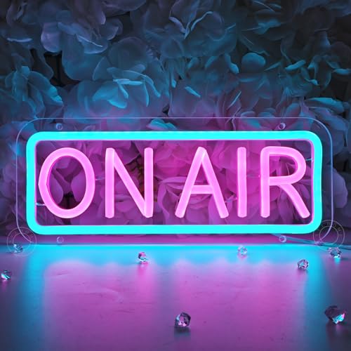 SYLHOME On Air Led Neon Light Sign Home Bedroom Man Cave Game Room Bar Pub Studio Club Wall Sign...