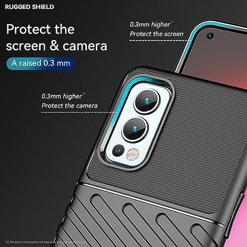 Image of Amazon Brand - Solimo Shockproof Mobile Cover Compatible with OnePlus Nord 2 5G (360 Degree Protection | Protective Design | Anti-Scratch Tough Slim TPU Case), Black