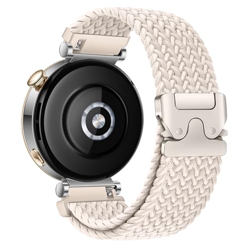 18mm Braided Bands for Garmin Venu 3S 2S/Venu 4 41mm/Vivoactive 4S/Vivomove 3S/Forerunner 265S/255S Band Women 18mm Quick Release Magnetic/Parachute Buckle Woven Fabric Nylon Sport Watch Strap