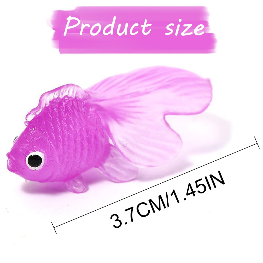 WeddHuis 21 Pesci di Plastica Piccoli Pesci Finti Tropicali Pesce Tropicale Figura in Movimentopesci Galleggianti Può Essere Sospeso non Girato Per la Decorazione di Acquari