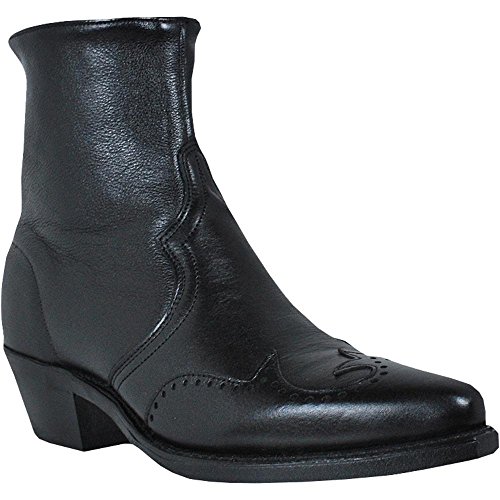 Abilene Men's Western Wingtip Zipper Boot Snip Toe - 6445S