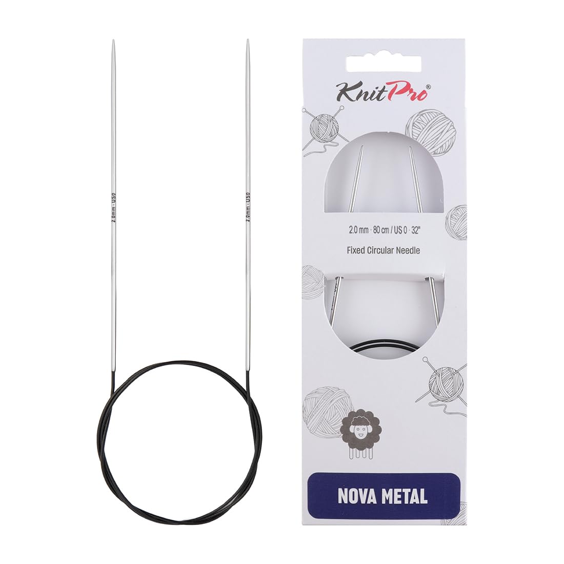 KnitPro Nova Fixed Circular Needle 32
