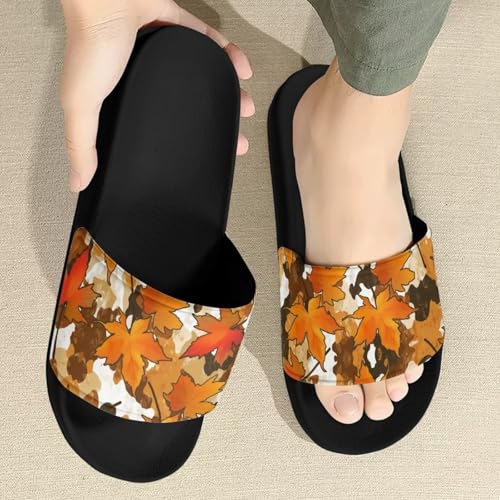 Image of Open Toe Slippers for Women Rubber Slides Womens Sandal Slippers