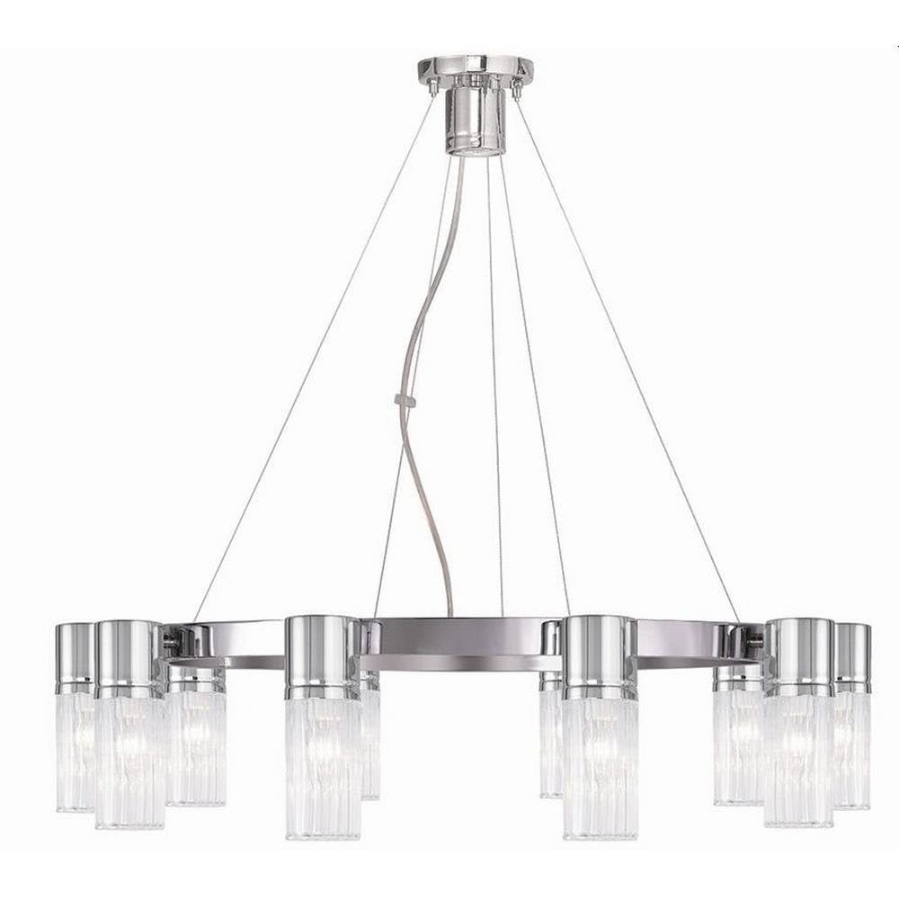 Livex Lighting 50699-05 Lustre Midtown 10 Luzes, Cromado | Amazon