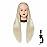 Hairingrid 26-28 Mannequin Head Hair Styling Training Head Manikin Cosmetology Doll Head Synthetic Fiber Hair and Free Clamp Holder (R71919W61320)