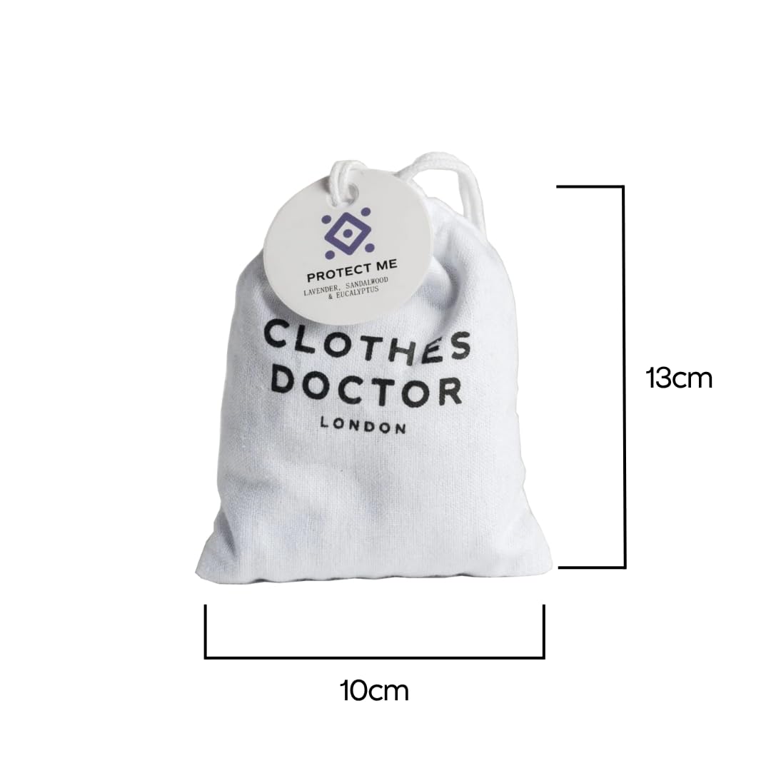 Clothes Doctor Natural Moth Repellent Scent Bags, Lavender Eucalyptus Patchouli Sandalwood Lemongras, Pack of 3 - Image 2