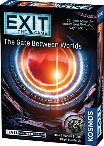 Thames & Kosmos - EXIT: The Gate Between Worlds - Level: 3/5 - Unique Escape Room Game - 1-4 Players - Puzzle Solving Strategy Board Games for Adults & Kids, Ages 10+ - 692879