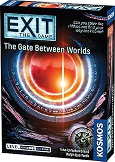Thames & Kosmos - EXIT: The Gate Between Worlds - Level: 3/5 - Unique Escape Room Game - 1-4 Players - Puzzle Solving Strategy Board Games for Adults & Kids, Ages 10+ - 692879