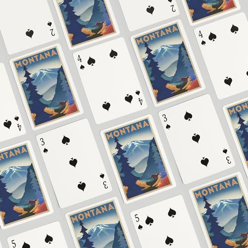 Baraja de Póker Montana con 52 cartas para adultos miniatura 4
