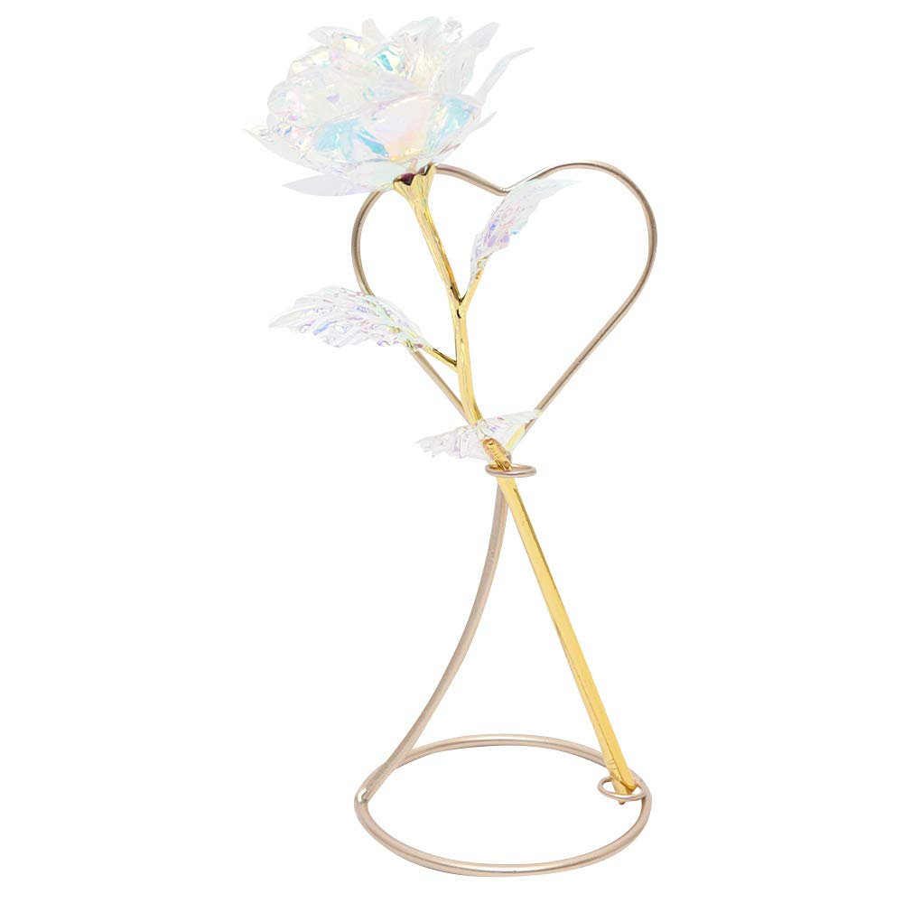 Amazon｜【金の薔薇】 透明の花 花束 明日バラ 造花 薔薇 クリスマス