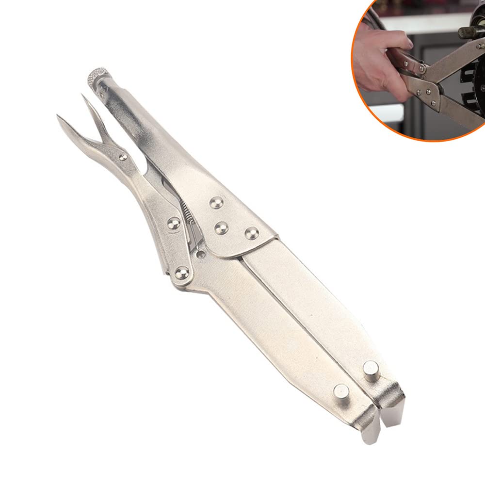 Wyciągacz magnesu Wyciągacz koła zamachowego magn Srebrne narzędzie do naprawy mocowania Aluminiowy motocykl Uchwyt koła zamachowego Szczypce do sprzęgła Narzędzie do naprawy mocowania