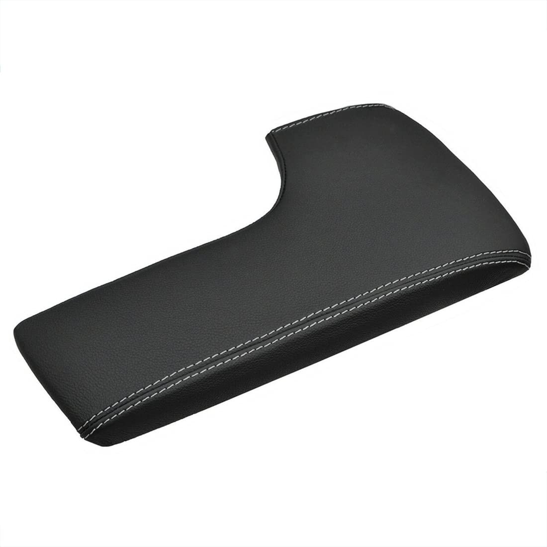 GXARTS Replacement Black Leather Center Console Lid Armrest Cover Compatible with Lexus IS250 IS350 2014 2015 2016 2017 (Leather Part Only)