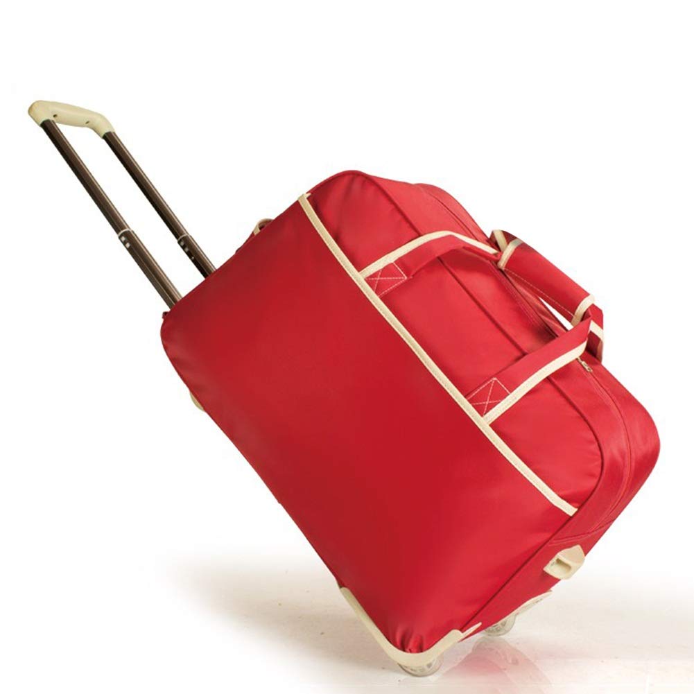 ADITAM ZHANGQIANG Valigia Trolley da Viaggio Massimo - Trolley Approvato da Cabina Bagaglio a Mano (Color : Dark Brown, Size : 47 * 25 * 30cm) Double The Comfort
