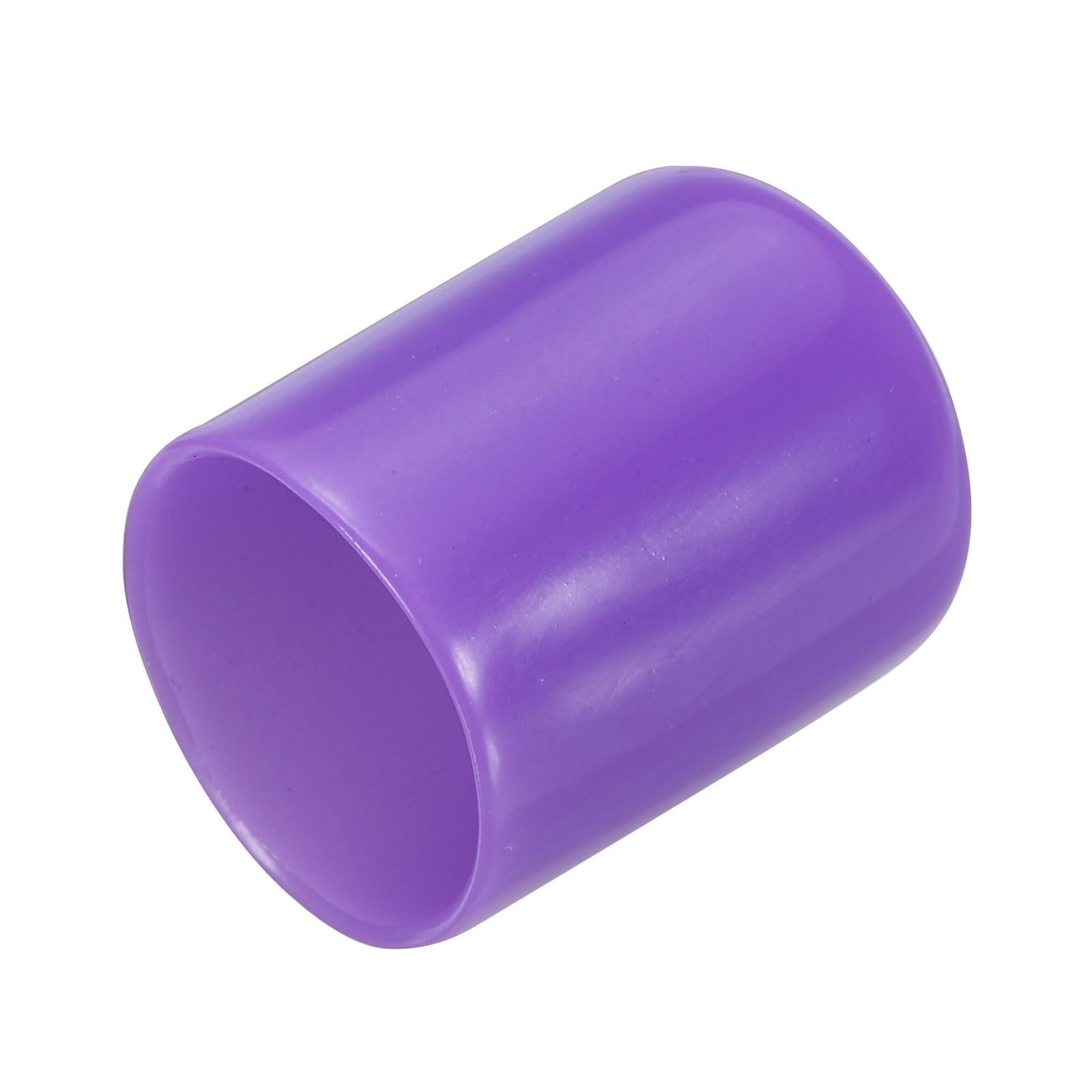 uxcell 20pcs Rubber End Caps 19mm(3/4") ID Vinyl PVC Round Tube Bolt Cap Cover Screw Thread Protectors,Purple