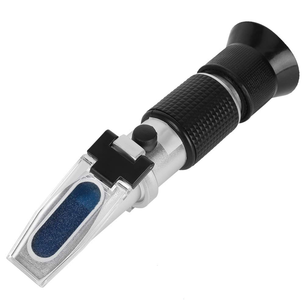 TANIQIACA Handheld Refractometer 0-80% Brix Range for Liquid Measurement - RHB-80ATC Model with Easy Operation and Accurate Sugar Testing - Compact and Reliable