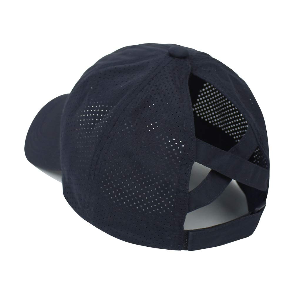 Gorra de béisbol para hombres y mujeres, gorra de béisbol atlética ajustable clásica gorra lisa de secado rápido sombreros de camionero
