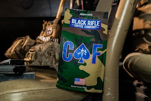Black Rifle Coffee Caf (Medium Roast, 2X Caffeine) Ground 12 Ounce Bag, Medium Roast Coffee, Packaging May Very, Delivers Twice The Caffeine Punch Of Average Coffee With A Rich, Smoky Flavor, Helps Support Veterans And First Responders #TOP2