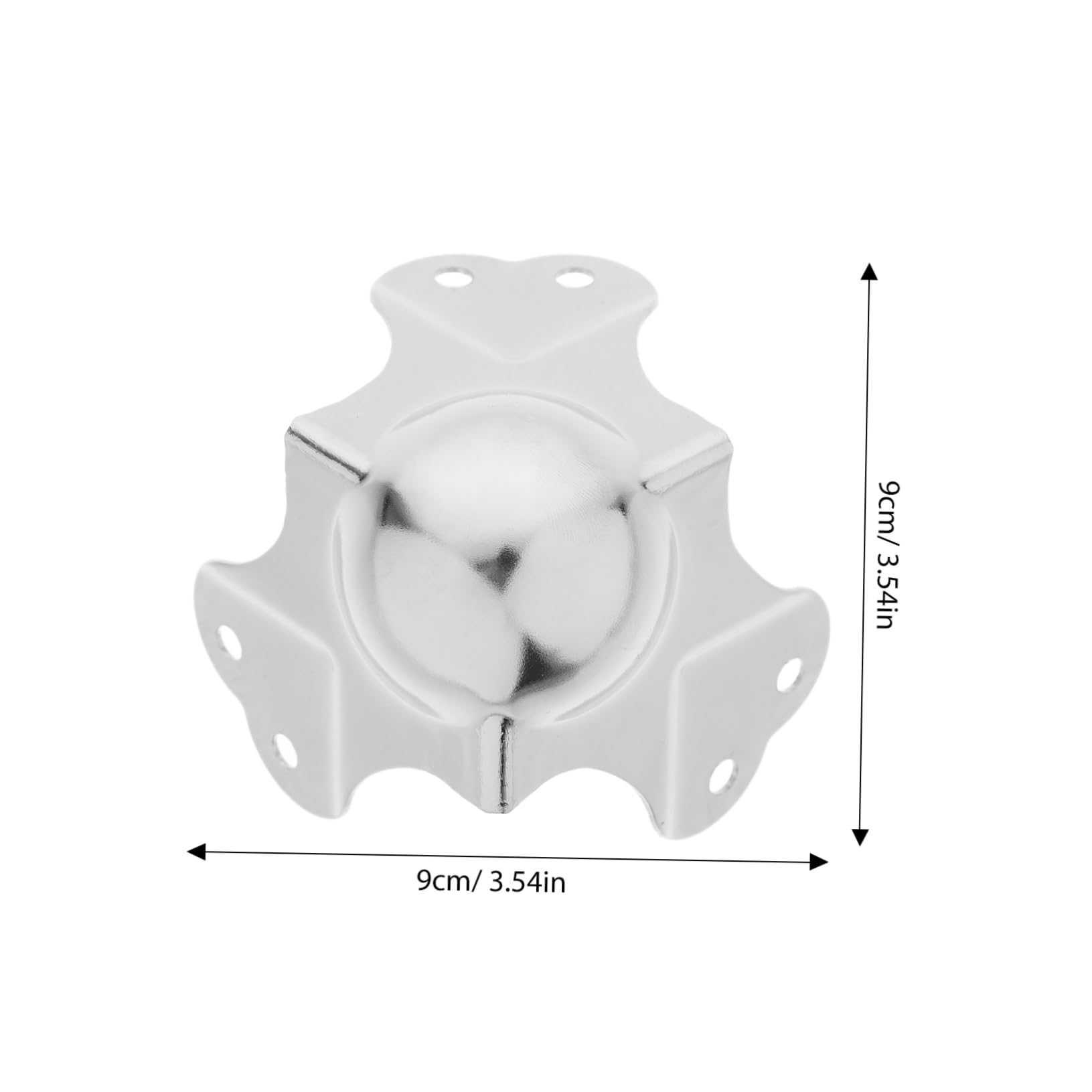 Alipis 10pcs Corner Protectors for Shipping Metal Corner Protector Luggage Corner Protectors Iron Silver Flight Case Hardware