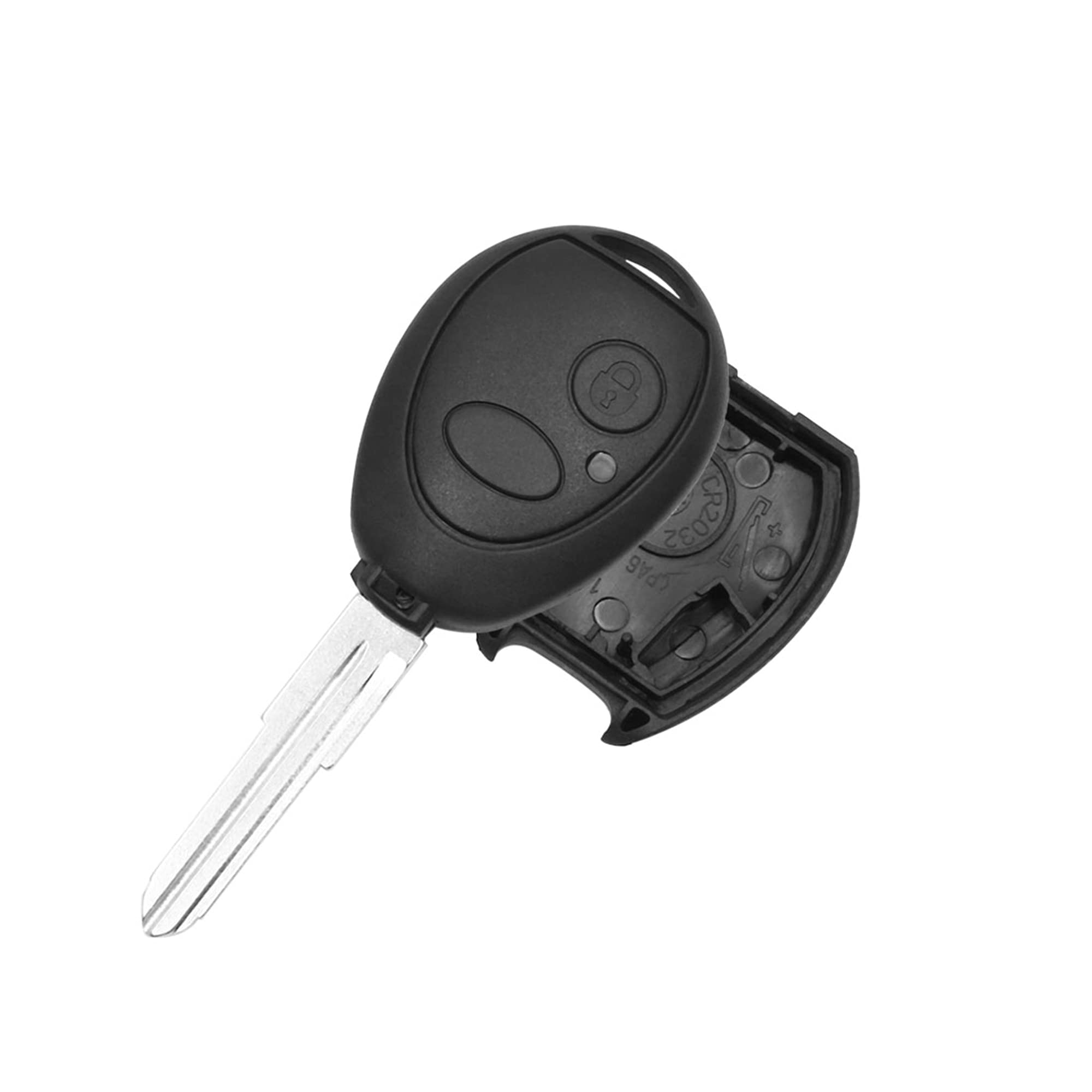 Coque de rechange pour télécommande Land Rover Discovery avec 2 boutons boîtier clé - 8