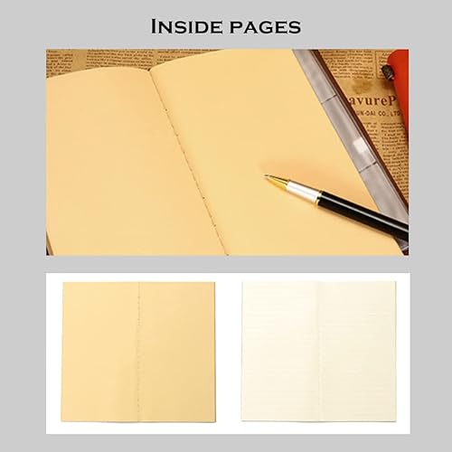 Miniatura 4 de GUDIAO Regalos de amistad, diario de cuero con texto en inglés "I Love You", cuaderno grabado de viaje, para graduación, cumpleaños, boda