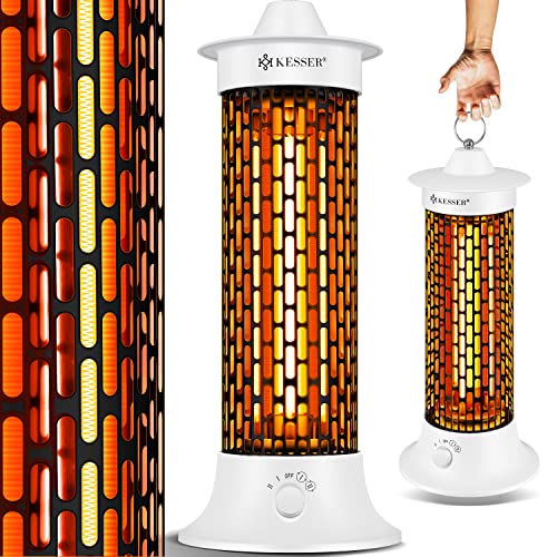 KESSER® Riscaldatore a infrarossi, 1200 W, riscaldamento a risparmio energetico, per interni con...