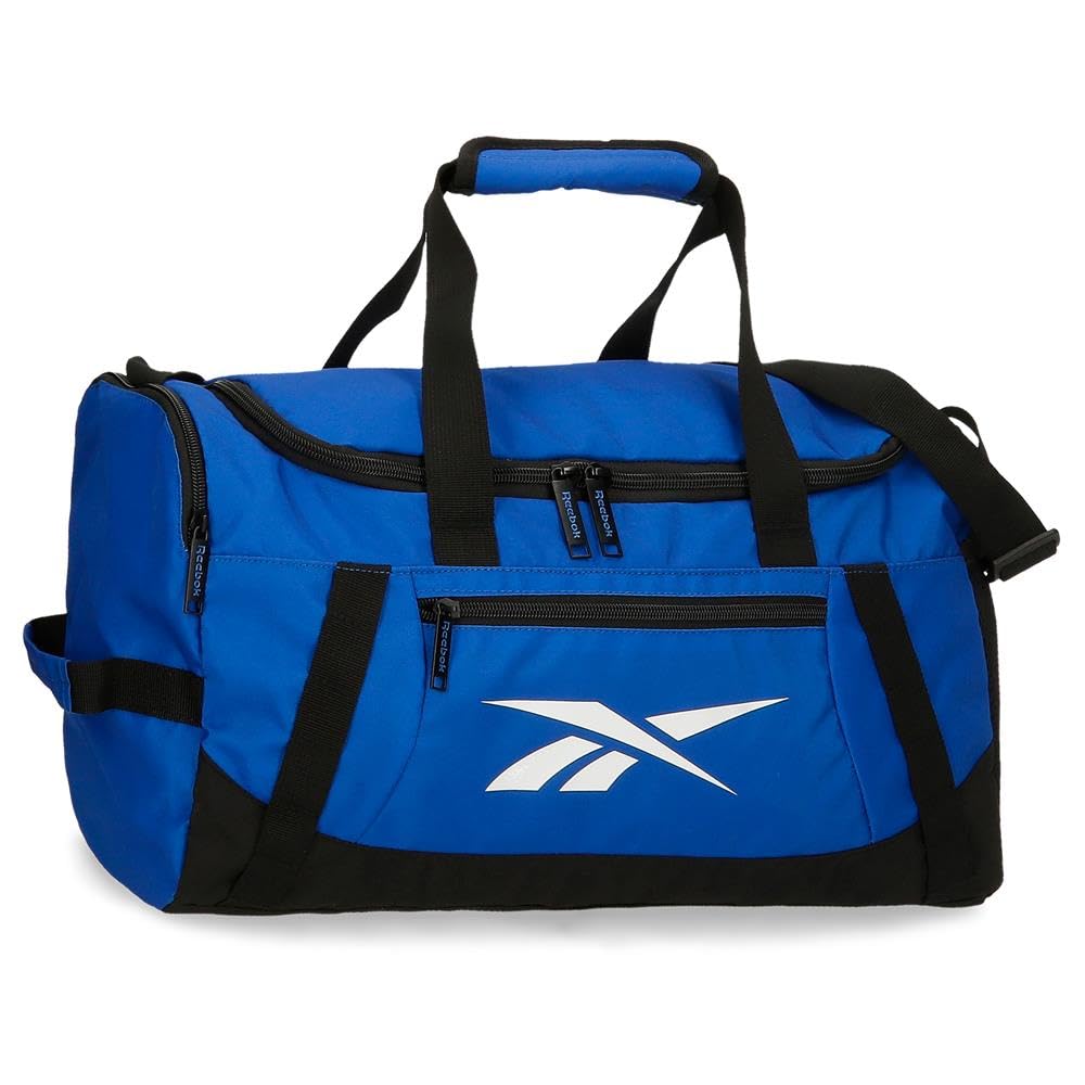 Reebok Malden Blue Travel Bag, 45 x 23.5 x 19 cm, Polyester, 22.5 L, by Joumma Bags