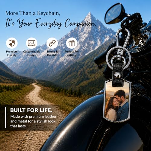 Image of magical gifts Customized Keychains, Unique Personalized Key RIngs and Charms with Your Photos /Name /Design for Bags /Bikes /Car and Gifting Purposes