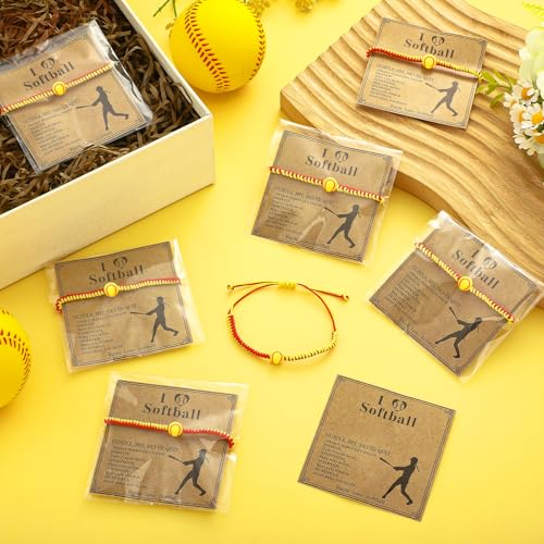 12 Sets Sports Charm Bracelets Bulk with Inspirational Card for Sports Party Favor Team Group Player Gifts2
