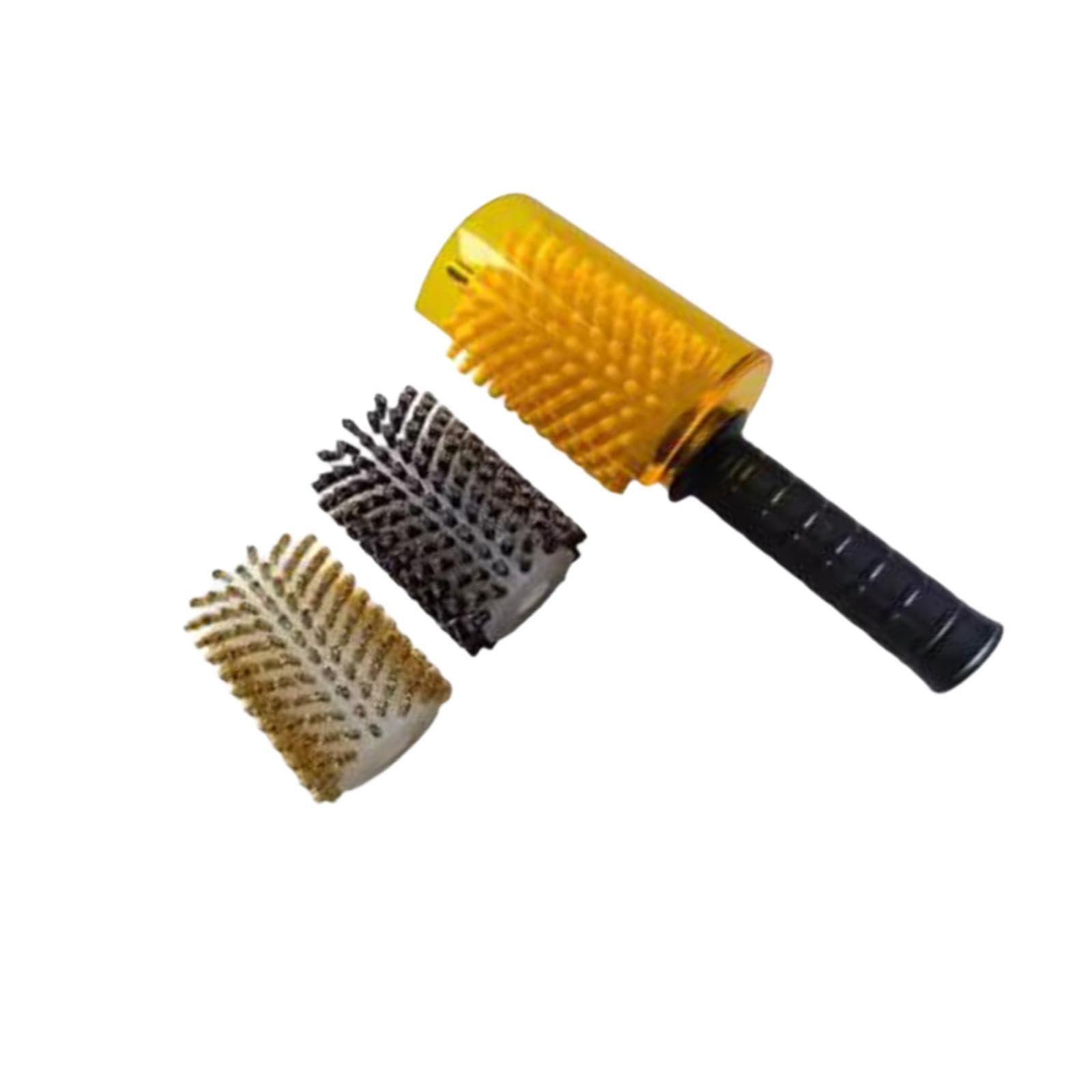 Kit de Cepillos para Encerar Tablas de Snowboard, Cepillos para Encerar Esquís, Eficientes, de Nailon, Latón Y Crin de Caballo, Kit Profesional