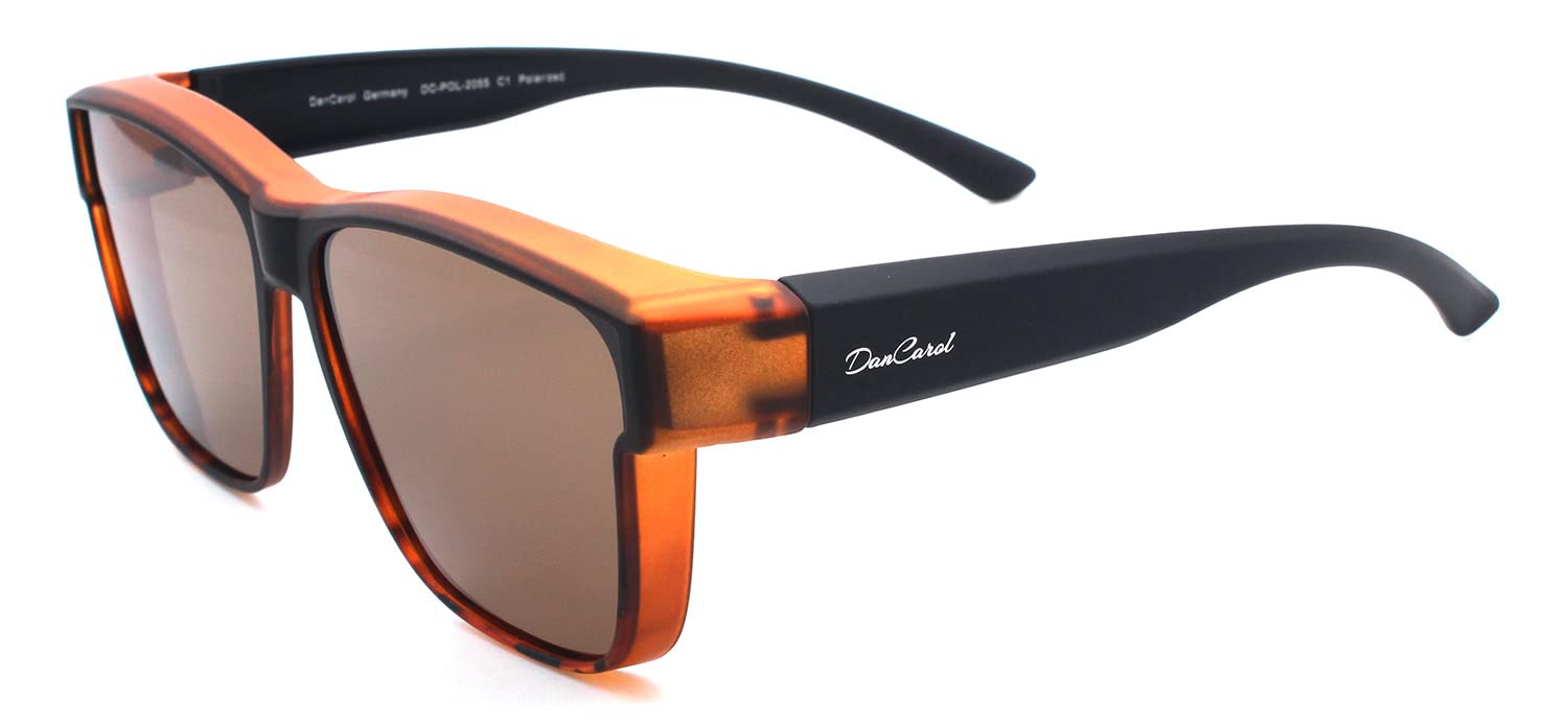 DanCarol DC-POL-2055-C1-Die Überbrille, ideal für Brillenträger Für Große FASSUNG- Polarizierte Gläser