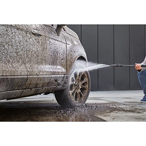 Image of Black + Decker Bepw2200 2000W 2175 Psi 150 Bar Pressure Washer for Car, Bike, Home & Garden Cleaning Use with Multiple Accessories Included, 1 Year Warranty, Orange & Black