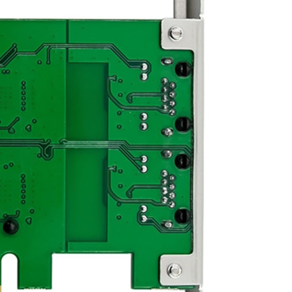 Scheda di Rete per Server PCI-e X1 2.5G Scheda di Rete Gigabit A Doppia Porta Controller Ethernet I225-V Porte RJ45 2.5GbE A Doppia Porta