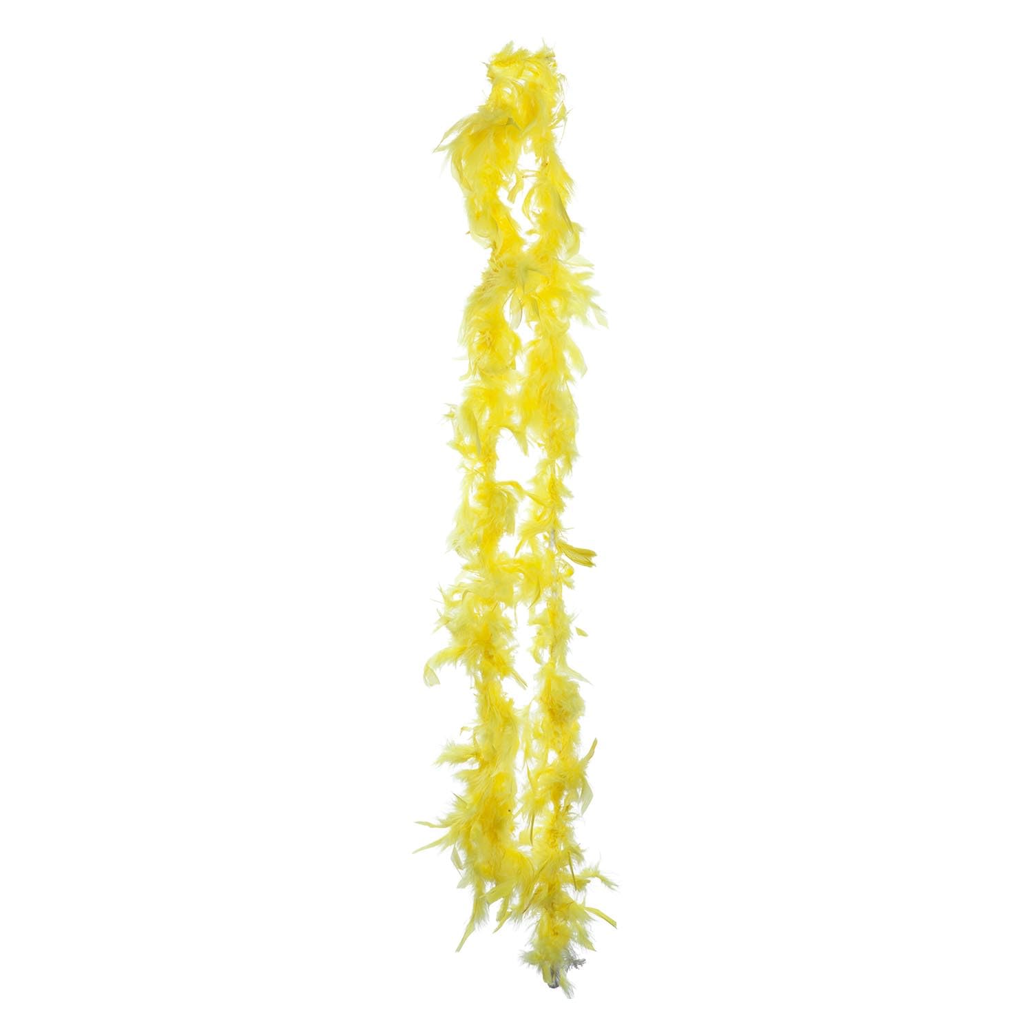 Vfm E-Store Yellow - Easter Feather Boa Fancy Dress Accessory Egg Hunt Games Party Fun Events - 150Cm X 8Cm X 1