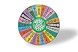 JUST FUNKY Wheel of Fortune Game Show Spin Wheel Fleece Throw Blanket | Measures 59 Inches