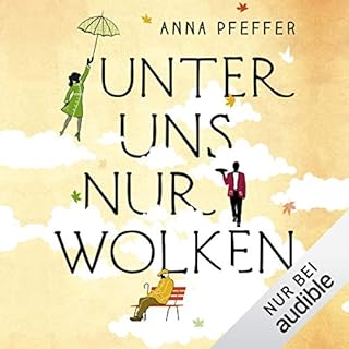 Diseño de la portada del título Unter uns nur Wolken