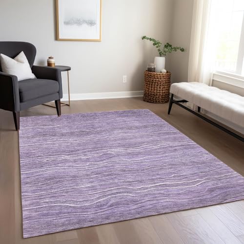 Tapete Addison Rugs Chantille Purple 5' x 7'6" miniatura 6