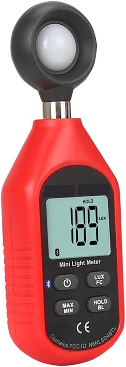 Photographic Light Meters Mini Environmental Illuminometer Lux Meter High Peormance Luminometer Photometer Lux Spectrometer for Plants Aquarium Light Tester