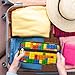 PATTERNFUL Colorful Building Blocks Travel Toiletry Bag for Kids, Waterproof Hanging Wash Bag Dopp Kit for Boys Shaving Bag for Toiletries Accessories