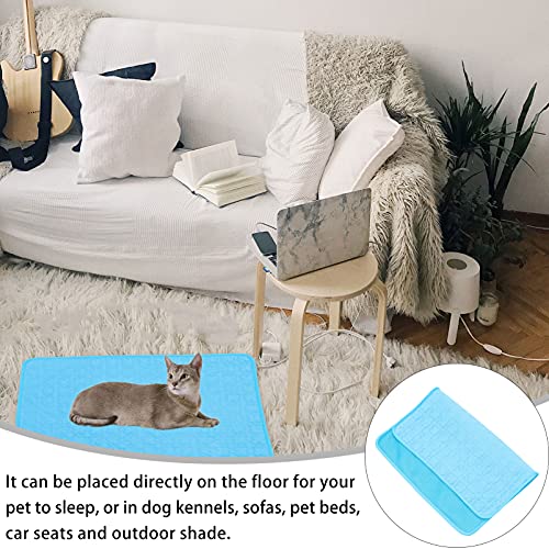 Balacoo Pet Esteira De Resfriamento Seda Gelo Arrefecimento Mat Verão Respirável Pet Crate Pad Laváv