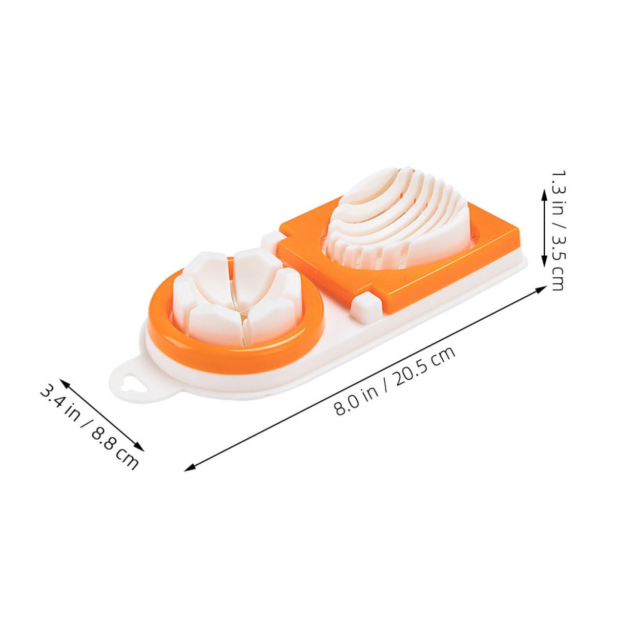 Cabilock Stainless Steel Multifunctional Slicer Practical Cutting Tool for Eggs Fruit Metal Slicer