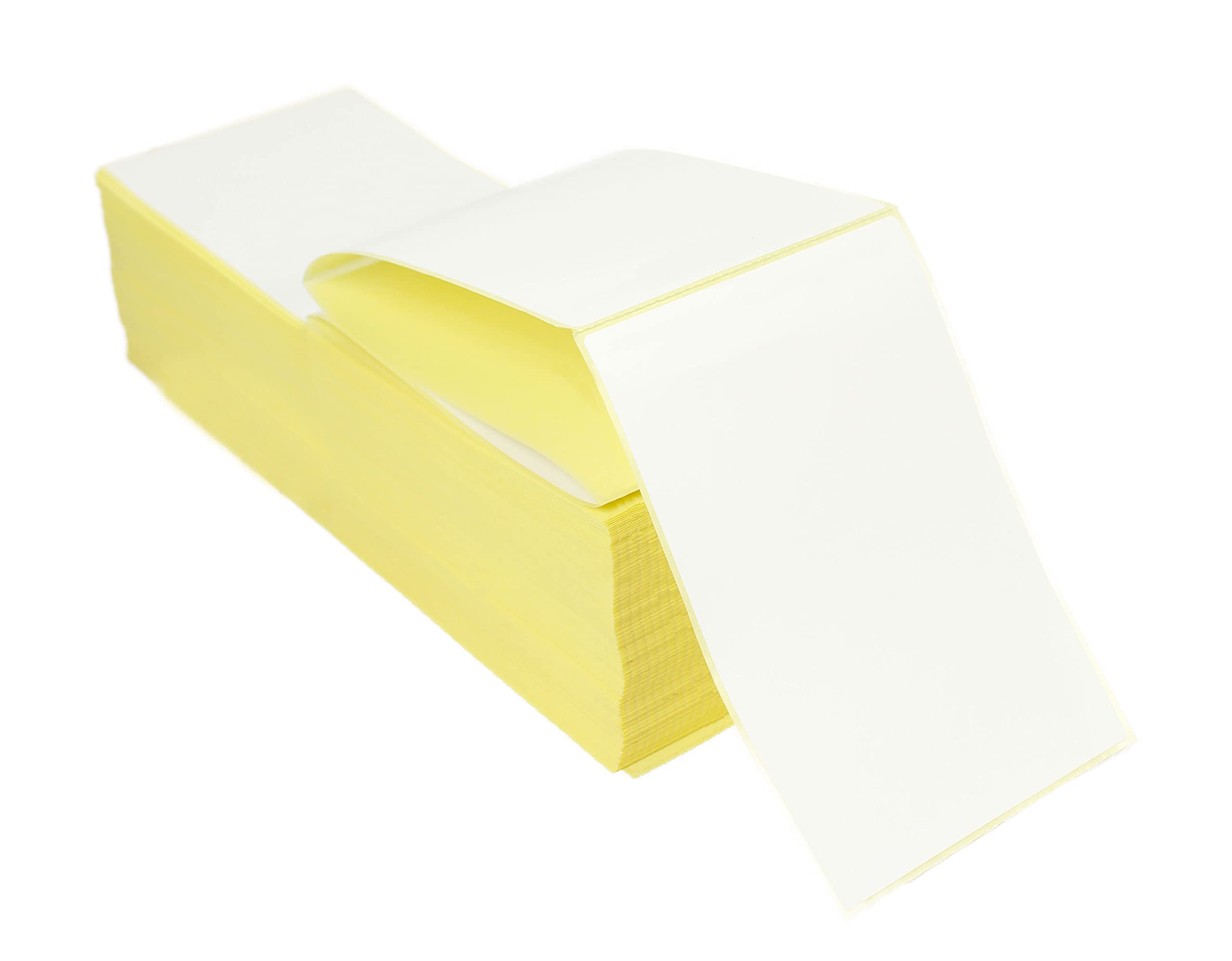 100mm x 150mm Direct Thermal Fanfold Labels, 5 Stacks of 1,000, 5,000 Labels. Compatible with Direct Thermal Printers.