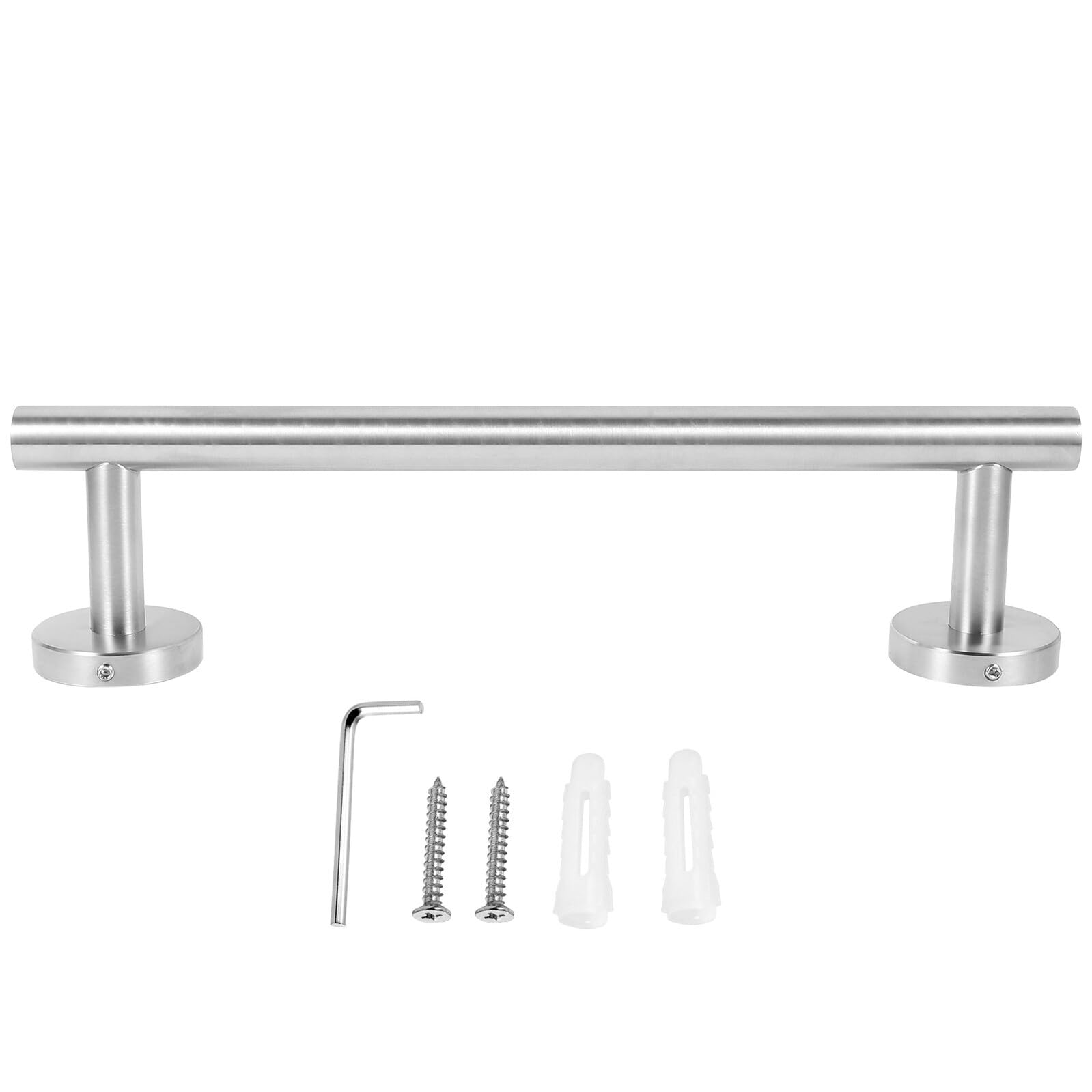 Porte-serviettes mural inox 30 cm de haute qualité pour embellir la salle de bain