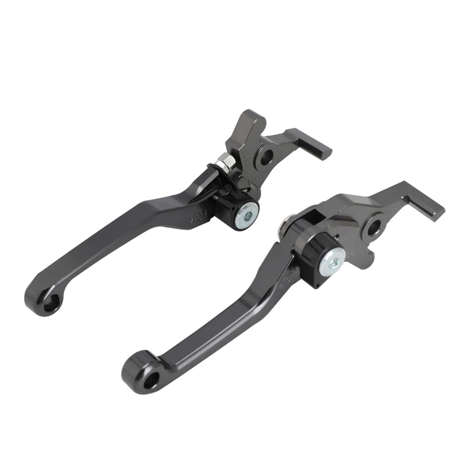 JWQEBNS Motorcycle Brake Clutch Levers for Surron UltraBee Brake Lever Motorcycle Accessories Clutch Aluminum Trip 1 Pair(Titanium)