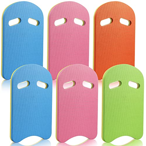 6 Pcs Swimming Kickboard Training Kickboard, EVA Foam Swim Board U Design Colorful Water Pool Board...