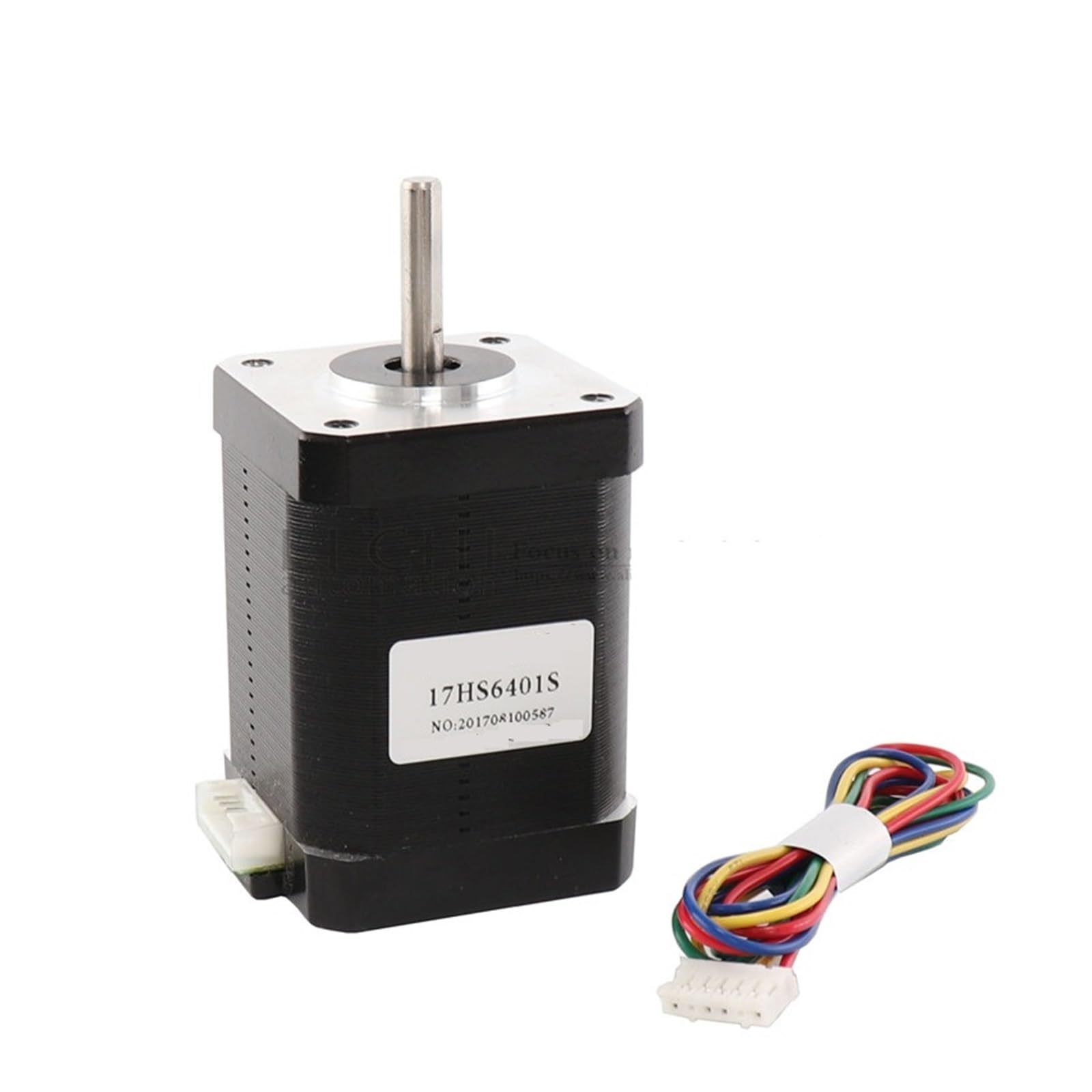 Motor paso a paso 5 uds for impresora 3D 1 Uds NEMA17 Motor paso a paso 17HS6401S Motor paso a paso híbrido de 2 fases 1.7A 70N.CM 60MM Motor paso a paso de 4 cables
