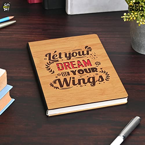 Image of GKD Desk Calendar Lifetime & Wooden Diary Infinite Perpetual Wooden Table Calendar & Diary Best For Office Stationery Items & Desk Organizer (Bamboo Eco Friendly) (Combo)